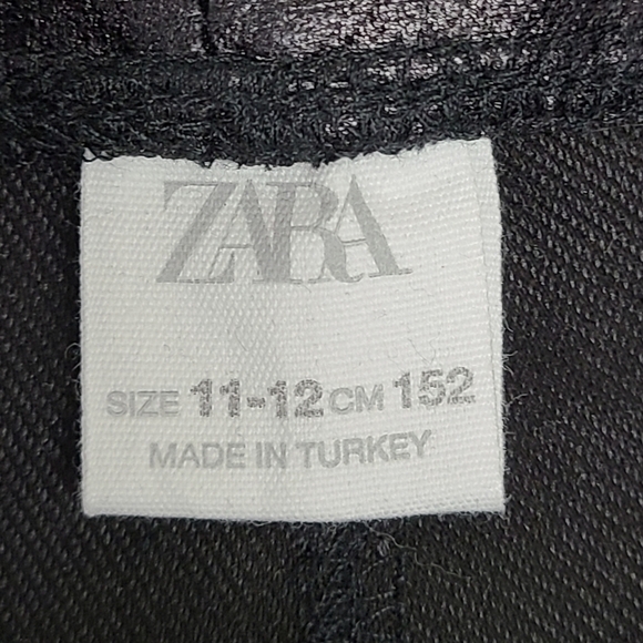 Lot of 3 Girl's Pants Leggings Jeans and Faux Leather Pants Size 9-12 - Picture 13 of 15